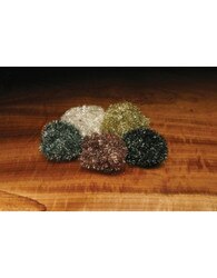Hareline Dubbin Holographic Cactus Chenille in Peacock